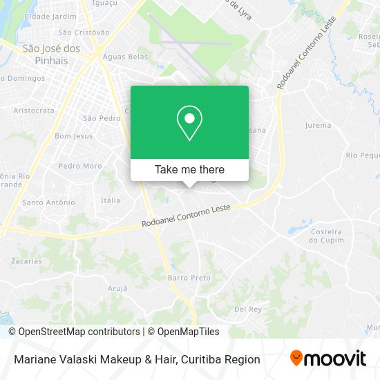Mariane Valaski Makeup & Hair map