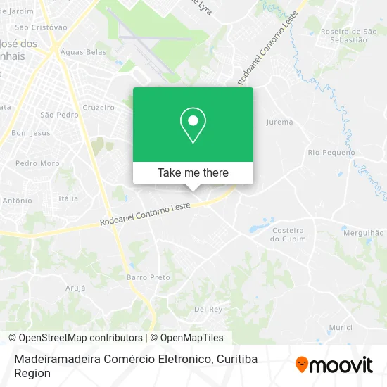 Madeiramadeira Comércio Eletronico map
