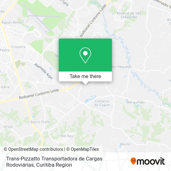 Trans-Pizzatto Transportadora de Cargas Rodoviárias map