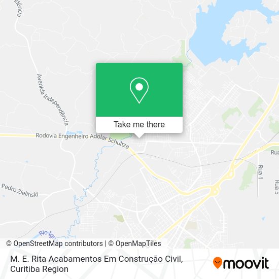 M. E. Rita Acabamentos Em Construção Civil map