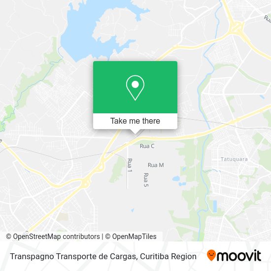 Transpagno Transporte de Cargas map