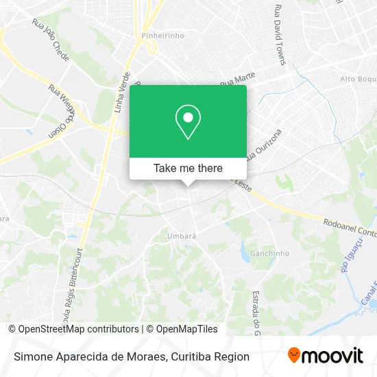 Simone Aparecida de Moraes map