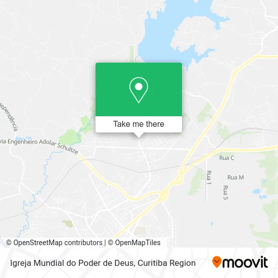 Igreja Mundial do Poder de Deus map