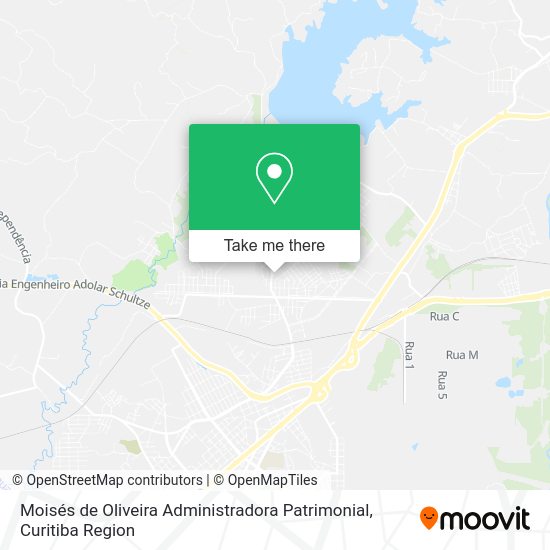 Moisés de Oliveira Administradora Patrimonial map