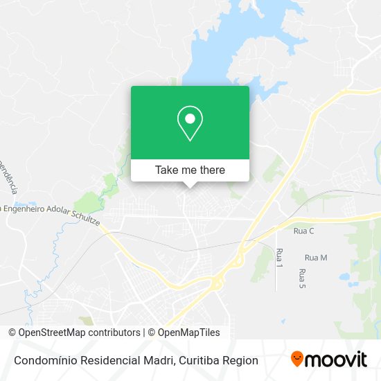 Condomínio Residencial Madri map