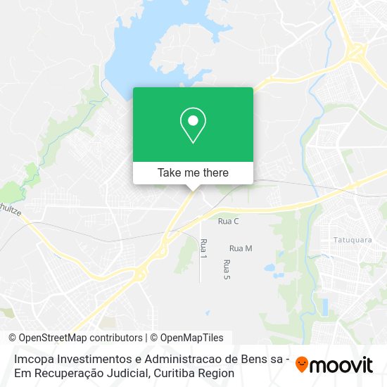 Imcopa Investimentos e Administracao de Bens sa - Em Recuperação Judicial map