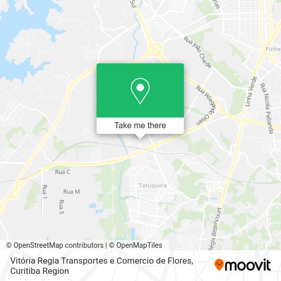 Vitória Regia Transportes e Comercio de Flores map