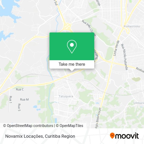 Novamix Locações map