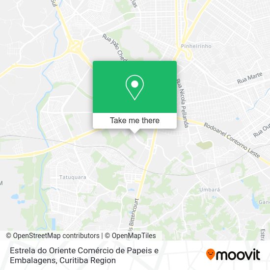 Estrela do Oriente Comércio de Papeis e Embalagens map
