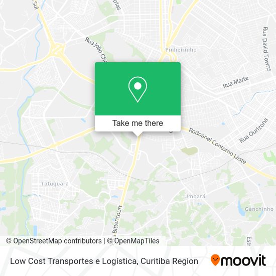 Low Cost Transportes e Logística map