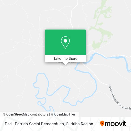 Psd - Partido Social Democrático map