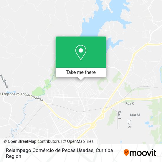Relampago Comércio de Pecas Usadas map