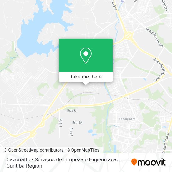 Cazonatto - Serviços de Limpeza e Higienizacao map