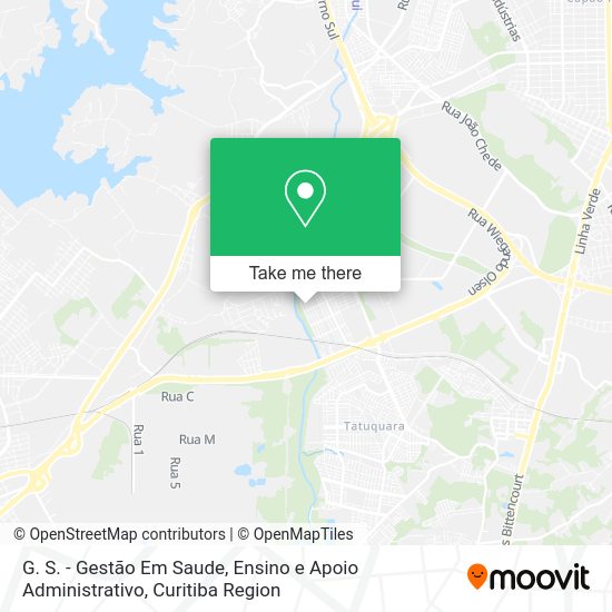 G. S. - Gestão Em Saude, Ensino e Apoio Administrativo map