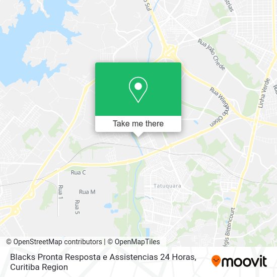 Blacks Pronta Resposta e Assistencias 24 Horas map