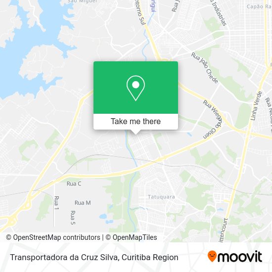 Transportadora da Cruz Silva map