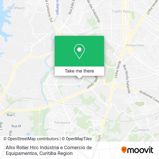 Allis Roller Hcc Indústria e Comercio de Equipamentos map