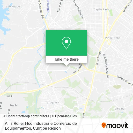 Allis Roller Hcc Indústria e Comercio de Equipamentos map