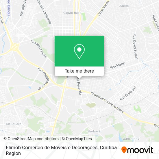 Elimob Comercio de Moveis e Decorações map
