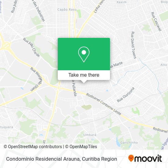 Condomínio Residencial Arauna map