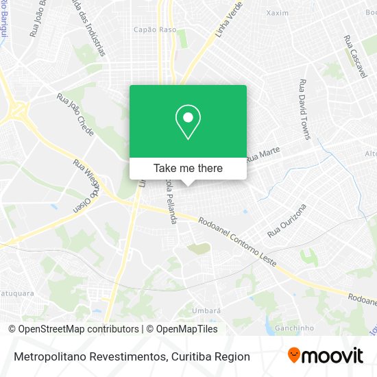 Metropolitano Revestimentos map