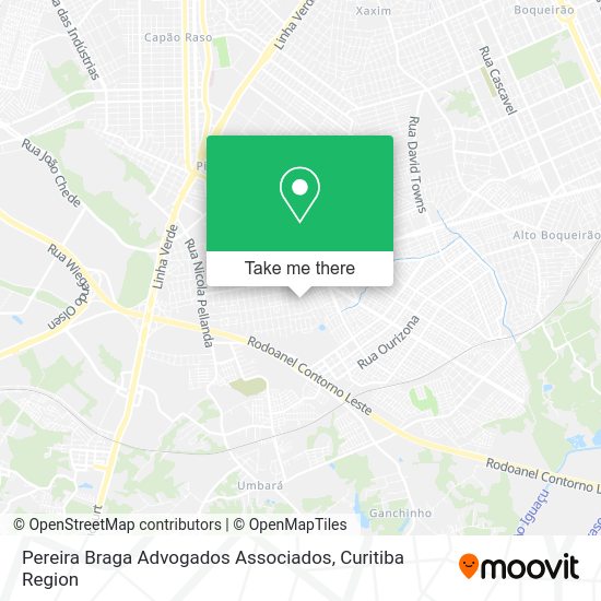 Pereira Braga Advogados Associados map