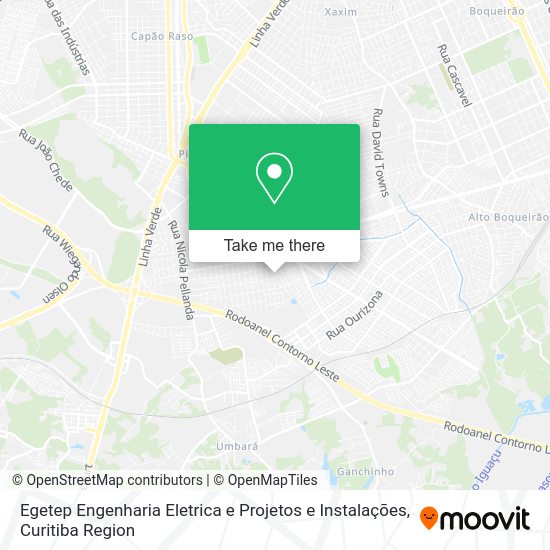 Egetep Engenharia Eletrica e Projetos e Instalações map