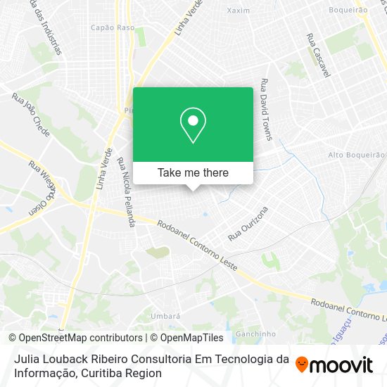 Julia Louback Ribeiro Consultoria Em Tecnologia da Informação map