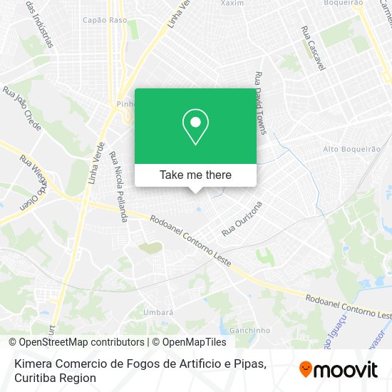 Kimera Comercio de Fogos de Artificio e Pipas map
