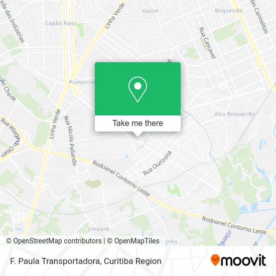 F. Paula Transportadora map