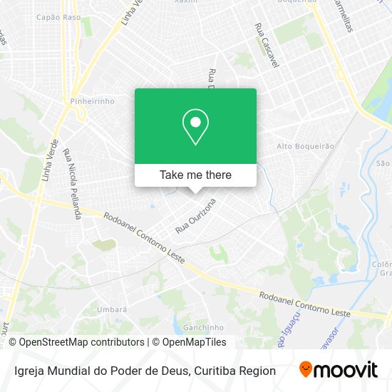 Igreja Mundial do Poder de Deus map