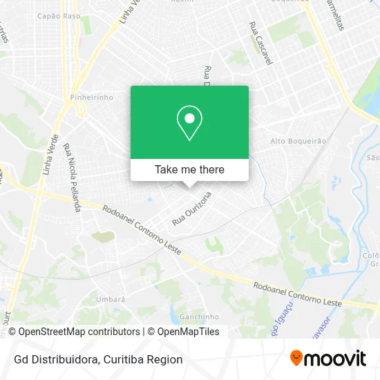 Gd Distribuidora map