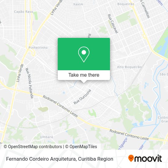 Fernando Cordeiro Arquitetura map