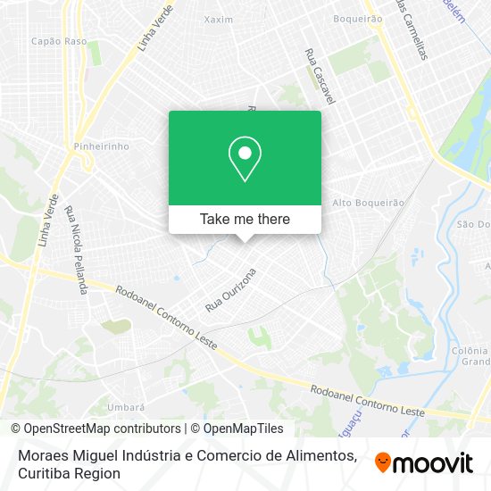 Moraes Miguel Indústria e Comercio de Alimentos map