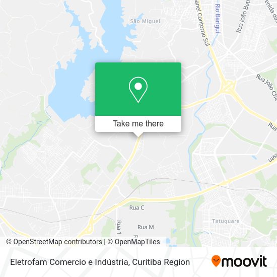 Eletrofam Comercio e Indústria map