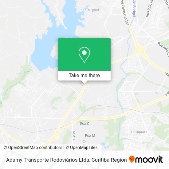 Adamy Transporte Rodoviários Ltda map