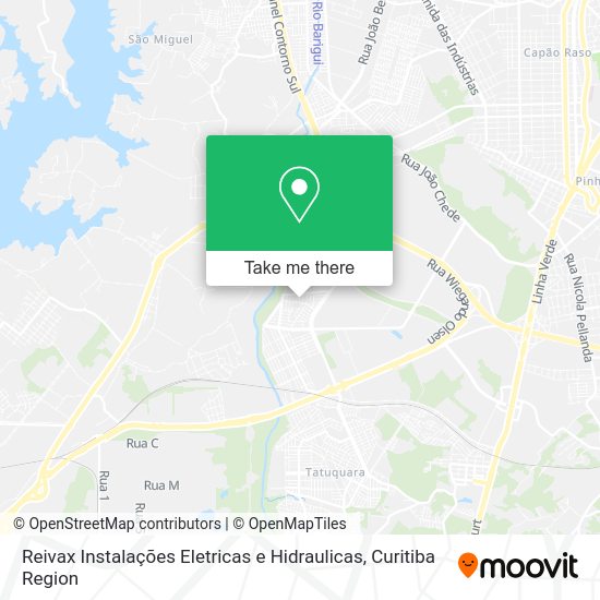 Reivax Instalações Eletricas e Hidraulicas map