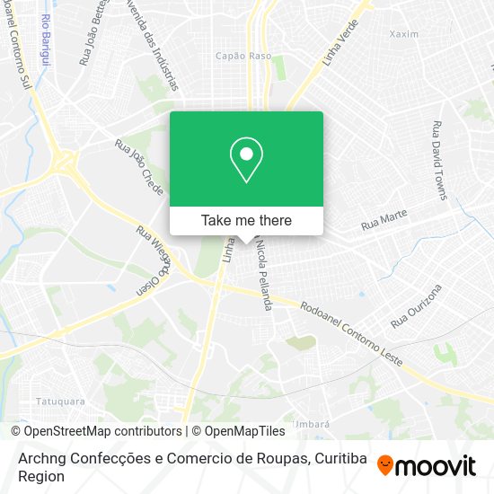 Archng Confecções e Comercio de Roupas map