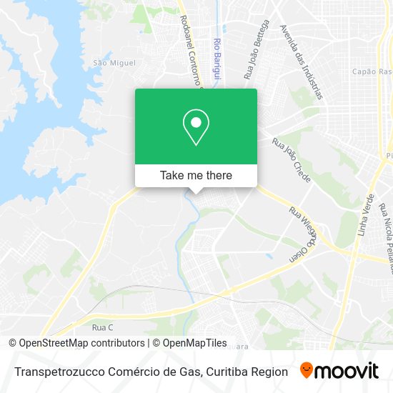 Transpetrozucco Comércio de Gas map