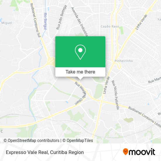 Expresso Vale Real map