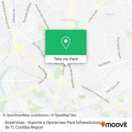 Soservices - Suporte e Operacoes Pará Infraestrutura de Ti map