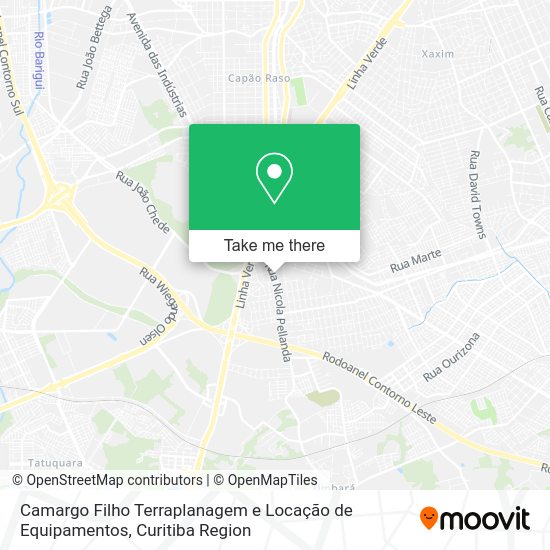 Camargo Filho Terraplanagem e Locação de Equipamentos map
