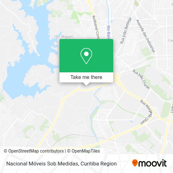 Nacional Móveis Sob Medidas map