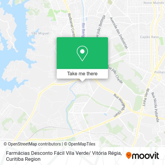 Farmácias Desconto Fácil Vila Verde/ Vitória Régia map