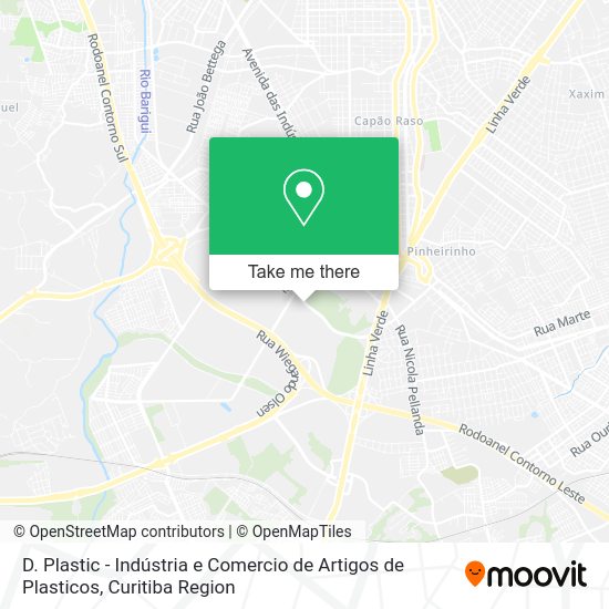 D. Plastic - Indústria e Comercio de Artigos de Plasticos map