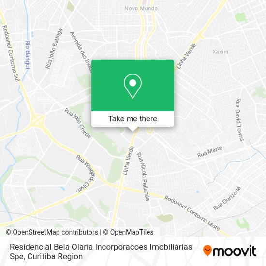 Residencial Bela Olaria Incorporacoes Imobiliárias Spe map