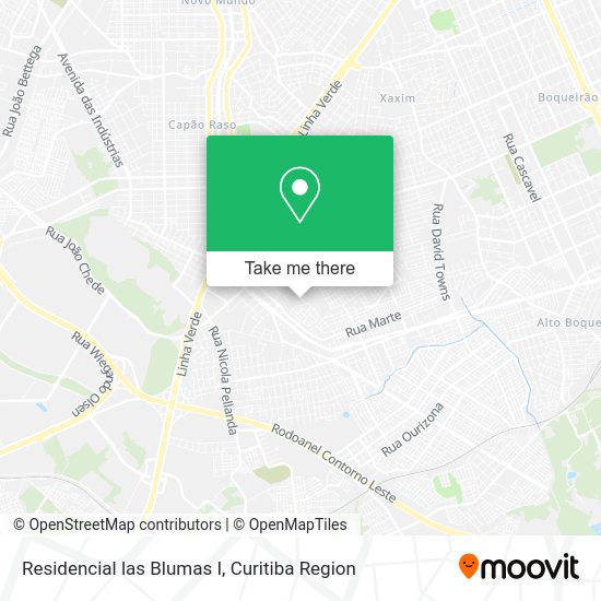 Residencial las Blumas I map