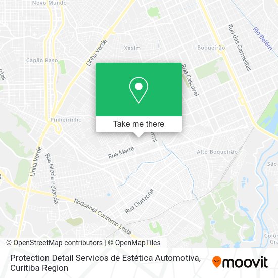 Protection Detail Servicos de Estética Automotiva map