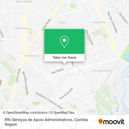 Rfb Serviços de Apoio Administrativos map