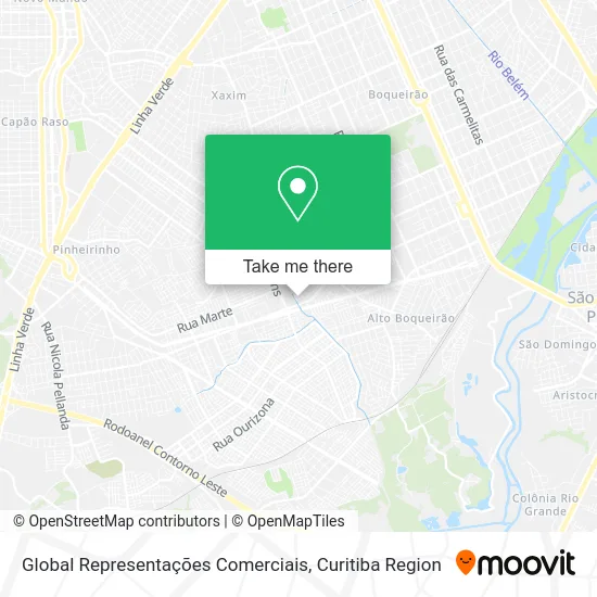 Global Representações Comerciais map